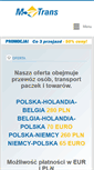 Mobile Screenshot of mtrans-bus.pl